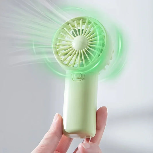 2025 Mini ventilatore carino Ventilatore portatile portatile leggero e pratico Ventilatore tascabile Piccolo ventilatore elettrico a basso rumore Regalo per studenti Ventilatore esterno
