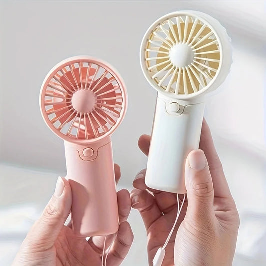 2025 Mini ventilatore carino Ventilatore portatile portatile leggero e pratico Ventilatore tascabile Piccolo ventilatore elettrico a basso rumore Regalo per studenti Ventilatore esterno